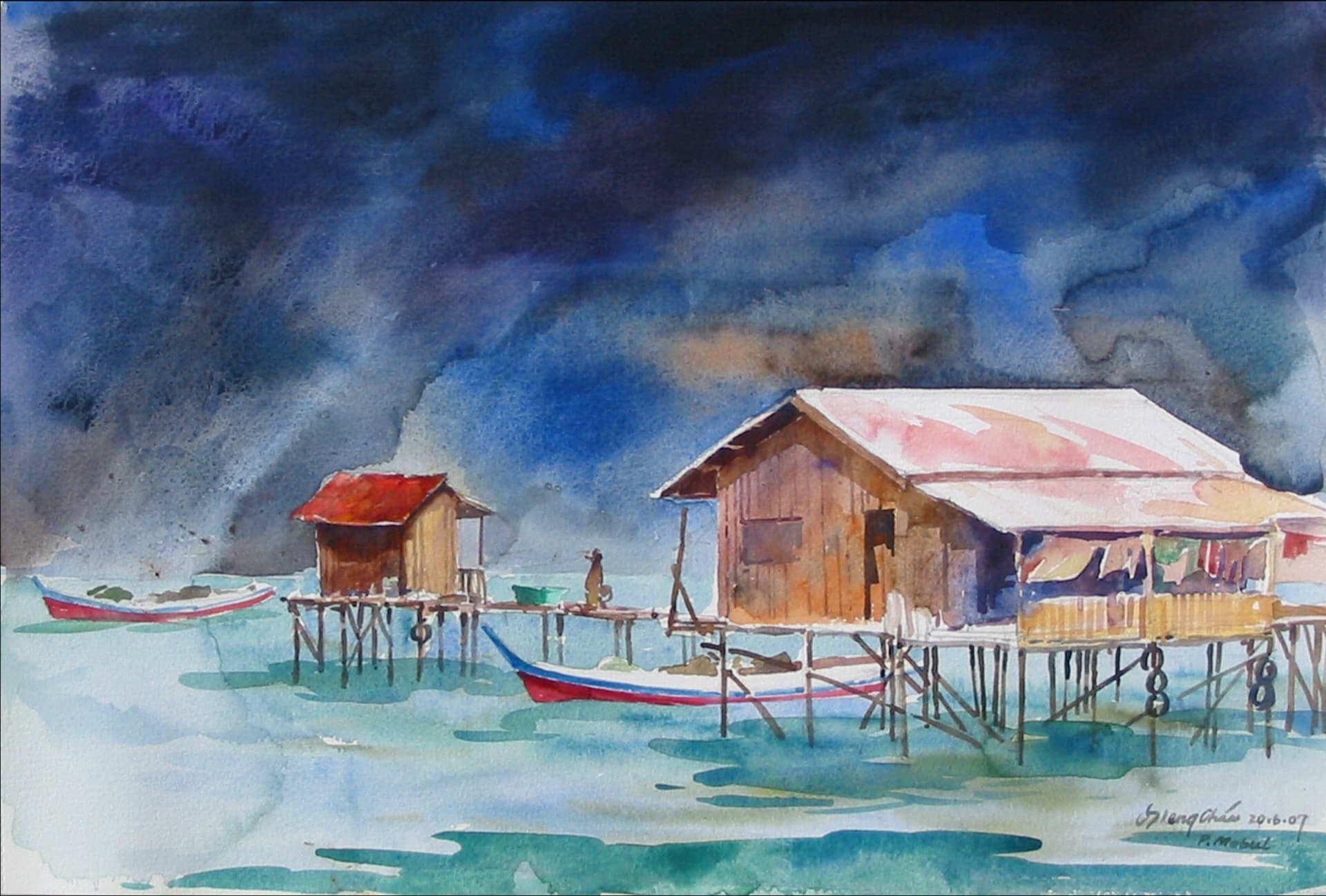 The Storm Is Coming • Mabul Island by Angelo Chia Seng Chai