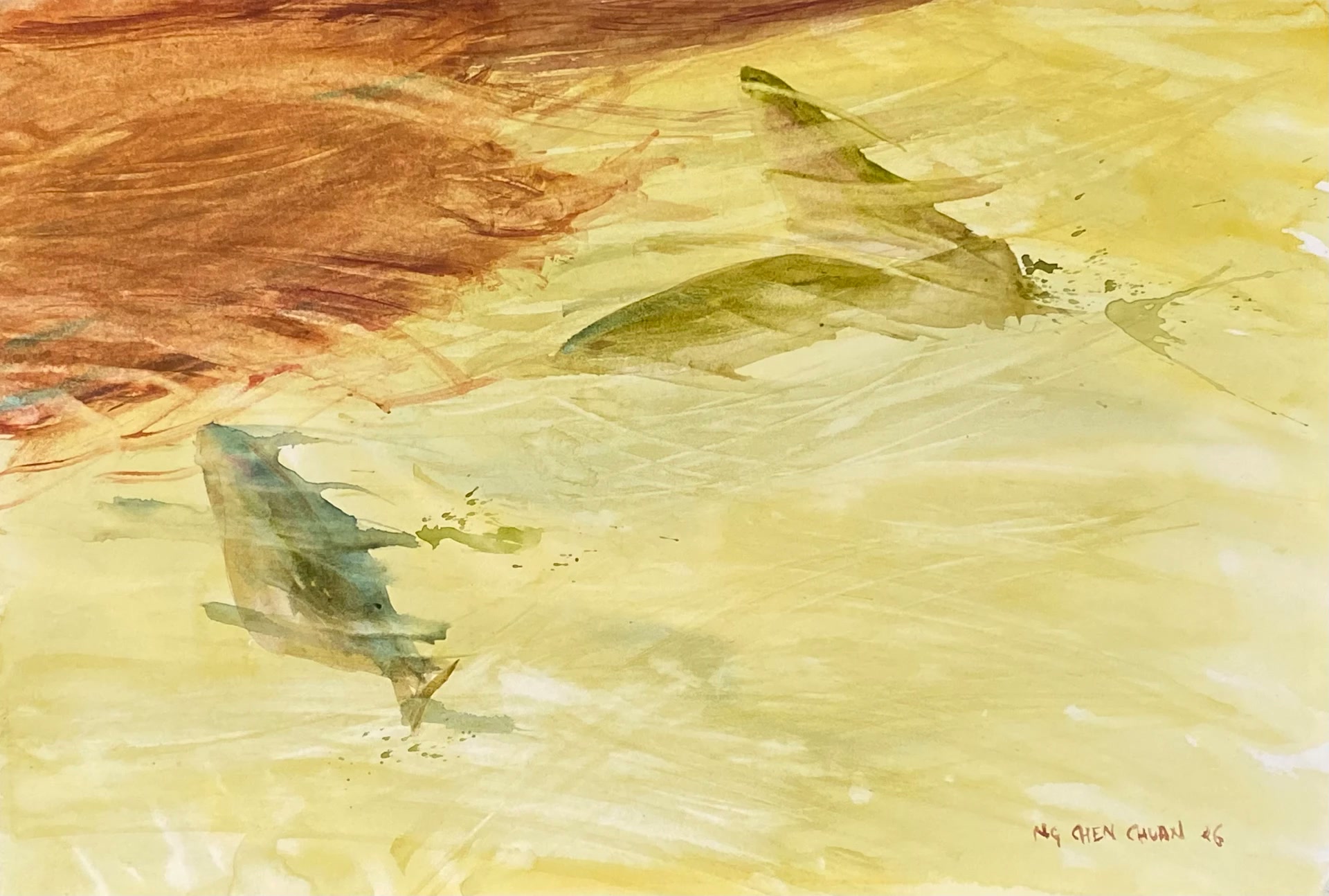 Enjoying Against the Flow by Ng Chen Chuan