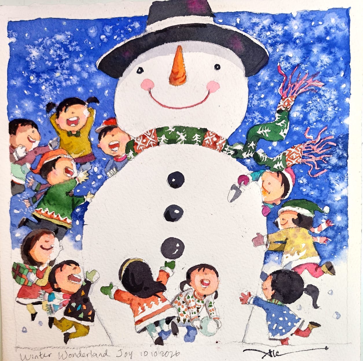 Winter Wonderland Joy by Alex Leong Yim Kuan