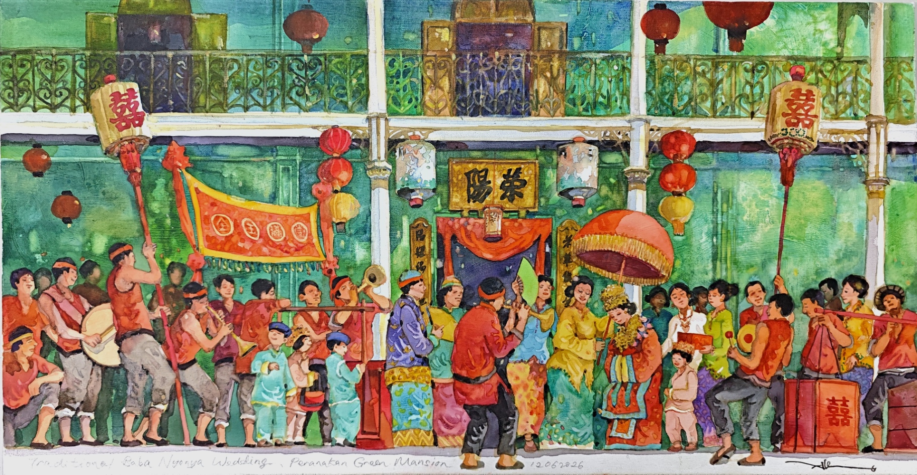 Baba Nyonya Wedding — Peranakan Green Mansion by Alex Leong Yim Kuan