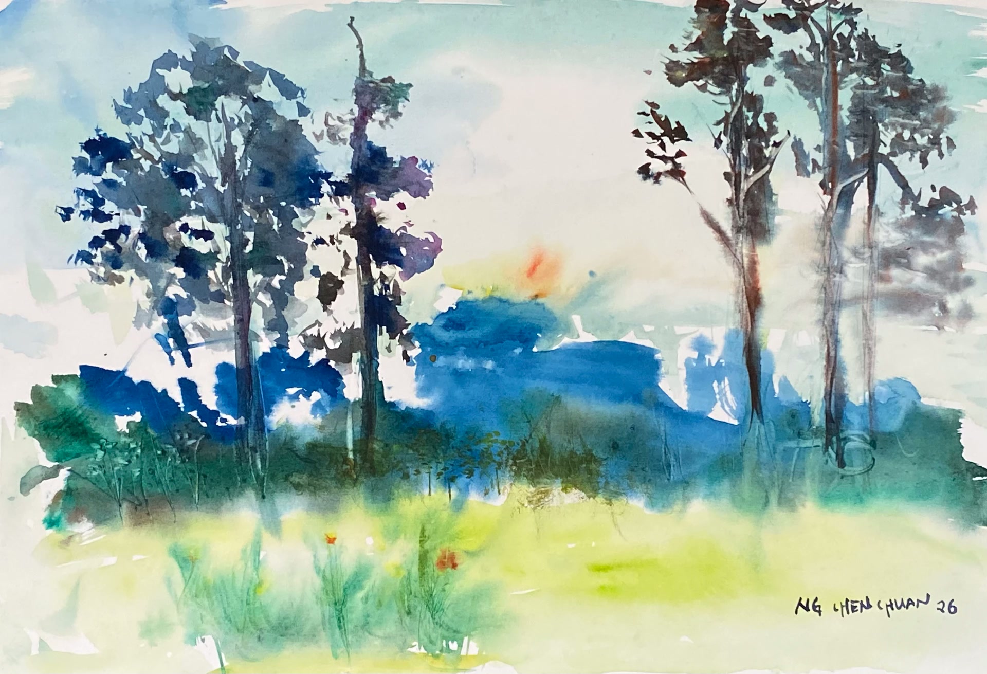 Refreshing Dawn in Embun Kebun by Ng Chen Chuan